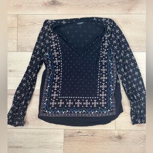 Lucky brand size L blouse light weight